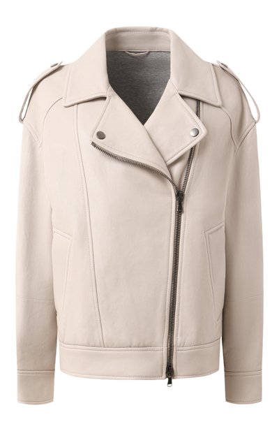 Женская кожаная куртка BRUNELLO CUCINELLI, арт. MPNGI7993P