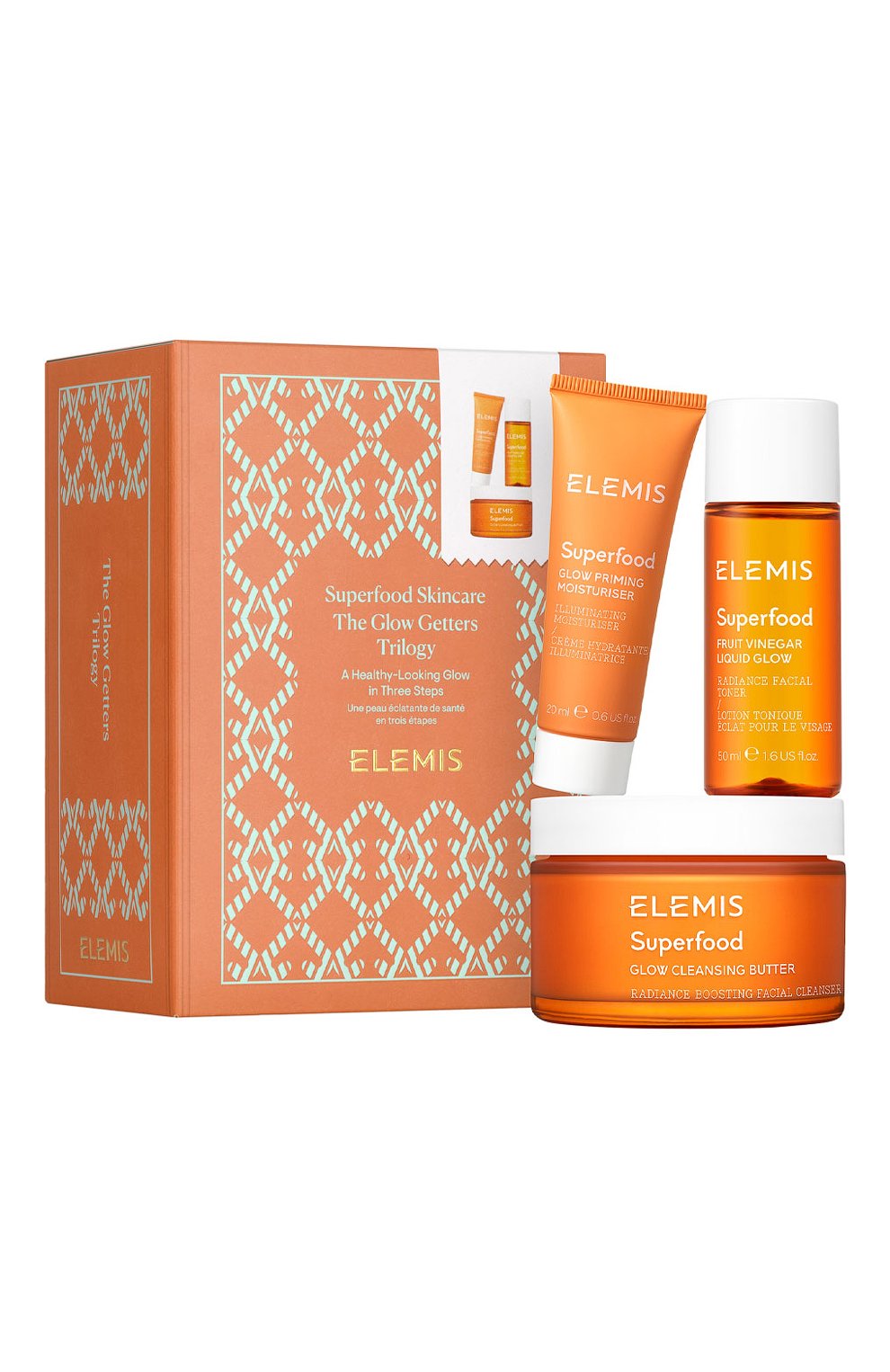 Набор для лица трилогия сияние суперфуд (90+50+20ml) ELEMIS, арт. EL89003, фото 1