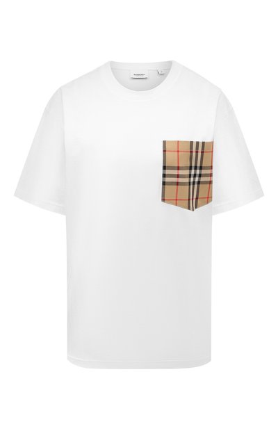 Женская хлопковая футболка BURBERRY, арт. 8080322