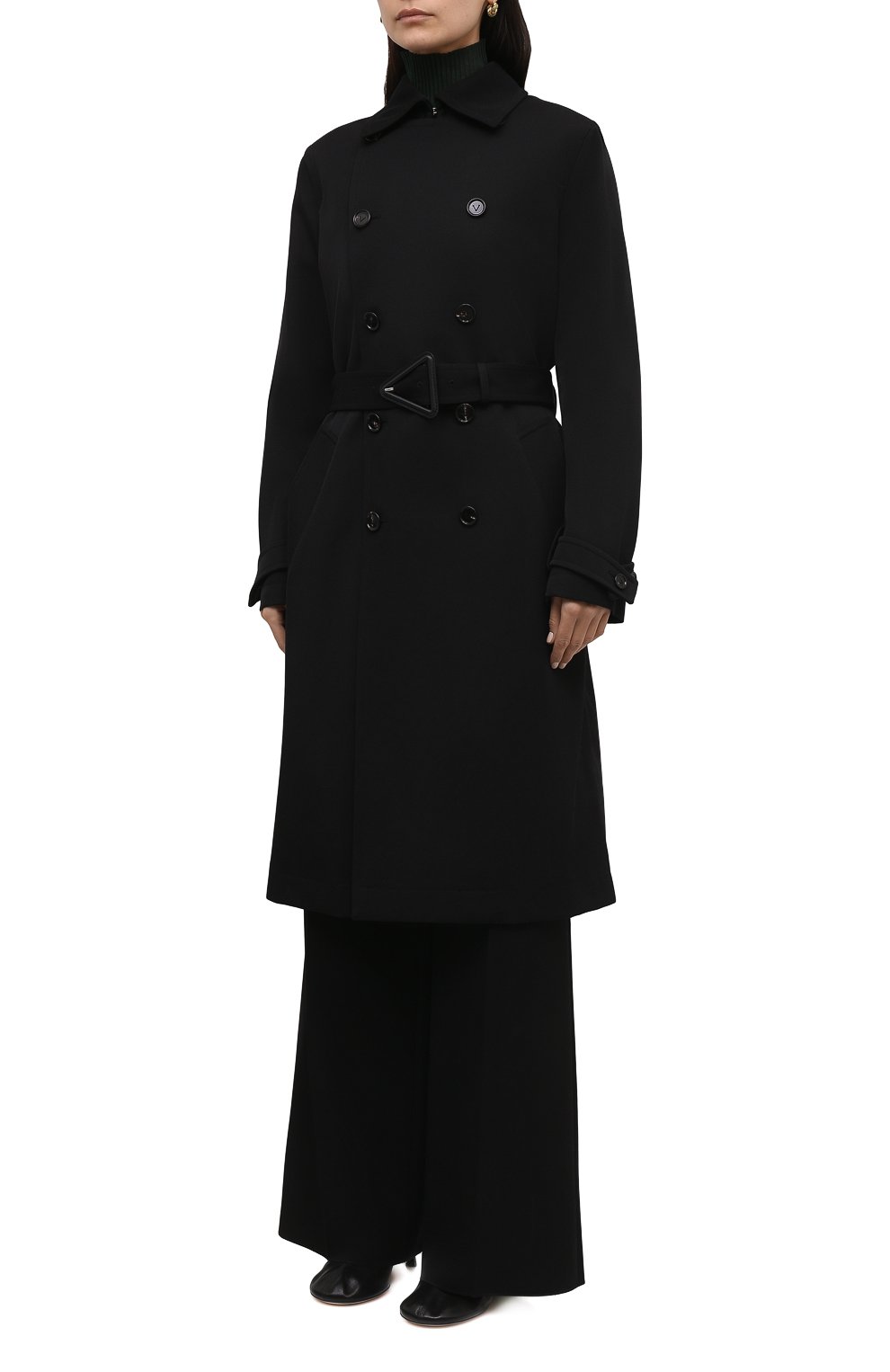 Шерстяной тренч BOTTEGA VENETA, арт. 666052/V0B20, фото 3