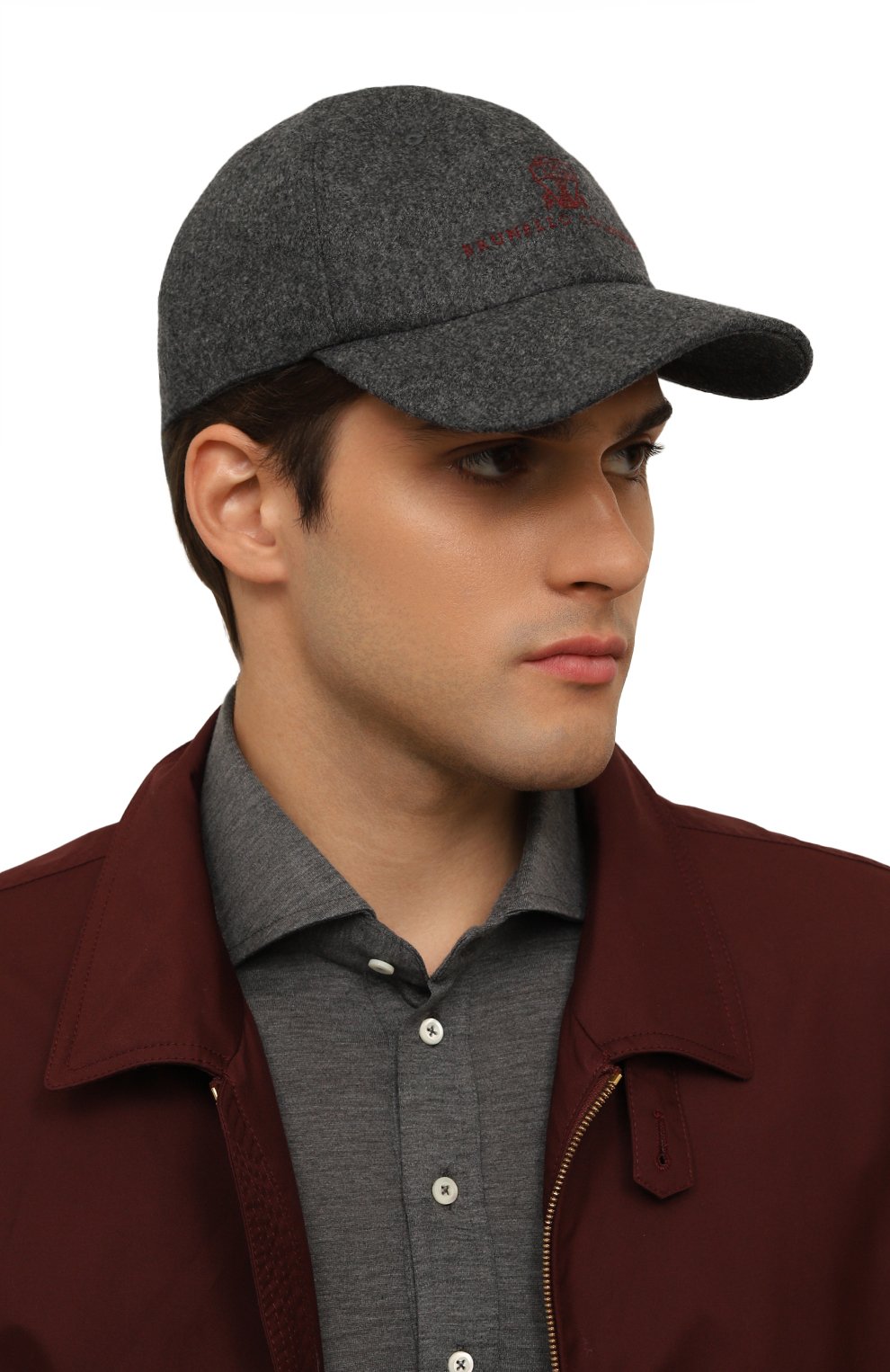 Шерстяная бейсболка BRUNELLO CUCINELLI, арт. M038P9850, фото 2