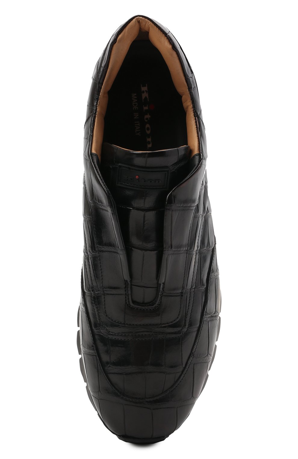 Кроссовки из кожи аллигатора KITON, арт. USSFREEN00102/AMIS, фото 5