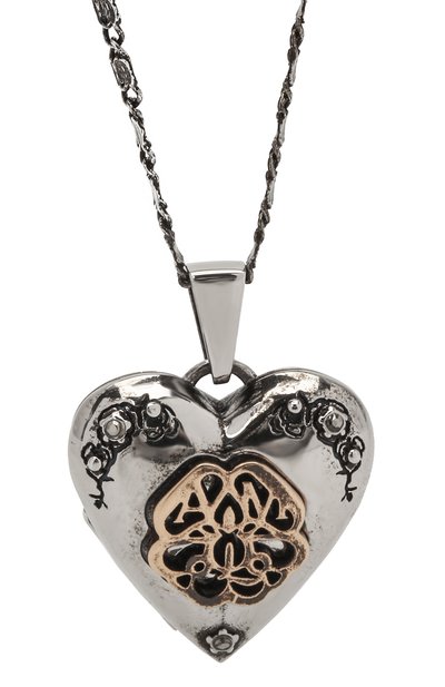 Кулон на цепочке ALEXANDER MCQUEEN серебряного цвета по цене 67150 руб., арт. 640268/J160Z/S, фото 2 Кулон на цепочке ALEXANDER MCQUEEN, арт. 640268/J160Z/S, фото 2