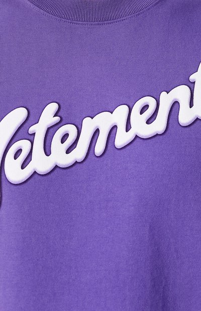 Хлопковая футболка VETEMENTS, арт. SS20TR413 1611/M, фото 5
