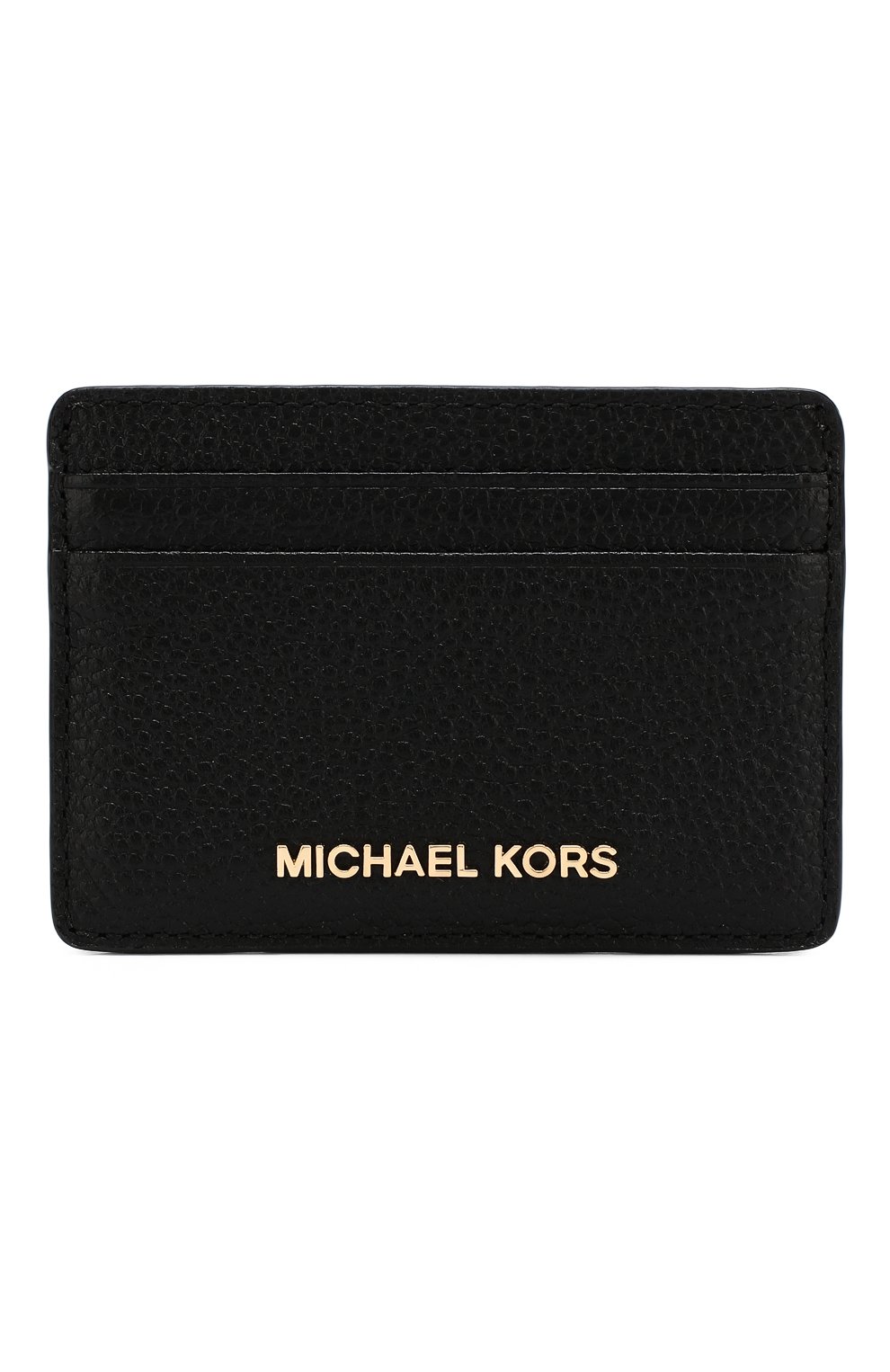 Кожаный футляр для кредитных карт MICHAEL MICHAEL KORS черного цвета по цене 5995 руб., арт. 32F7GF6D0L, фото 1 Кожаный футляр для кредитных карт MICHAEL MICHAEL KORS, арт. 32F7GF6D0L, фото 1