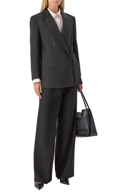Шерстяной жакет Max Mara MATTIA Чёрный  MATTIA Фото 2