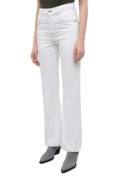 Джинсы ISABEL MARANT ETOILE белого цвета по цене 28800 руб., арт. PA1681-22P023E/BELVIRA, фото 3 Джинсы ISABEL MARANT ETOILE, арт. PA1681-22P023E/BELVIRA, фото 3