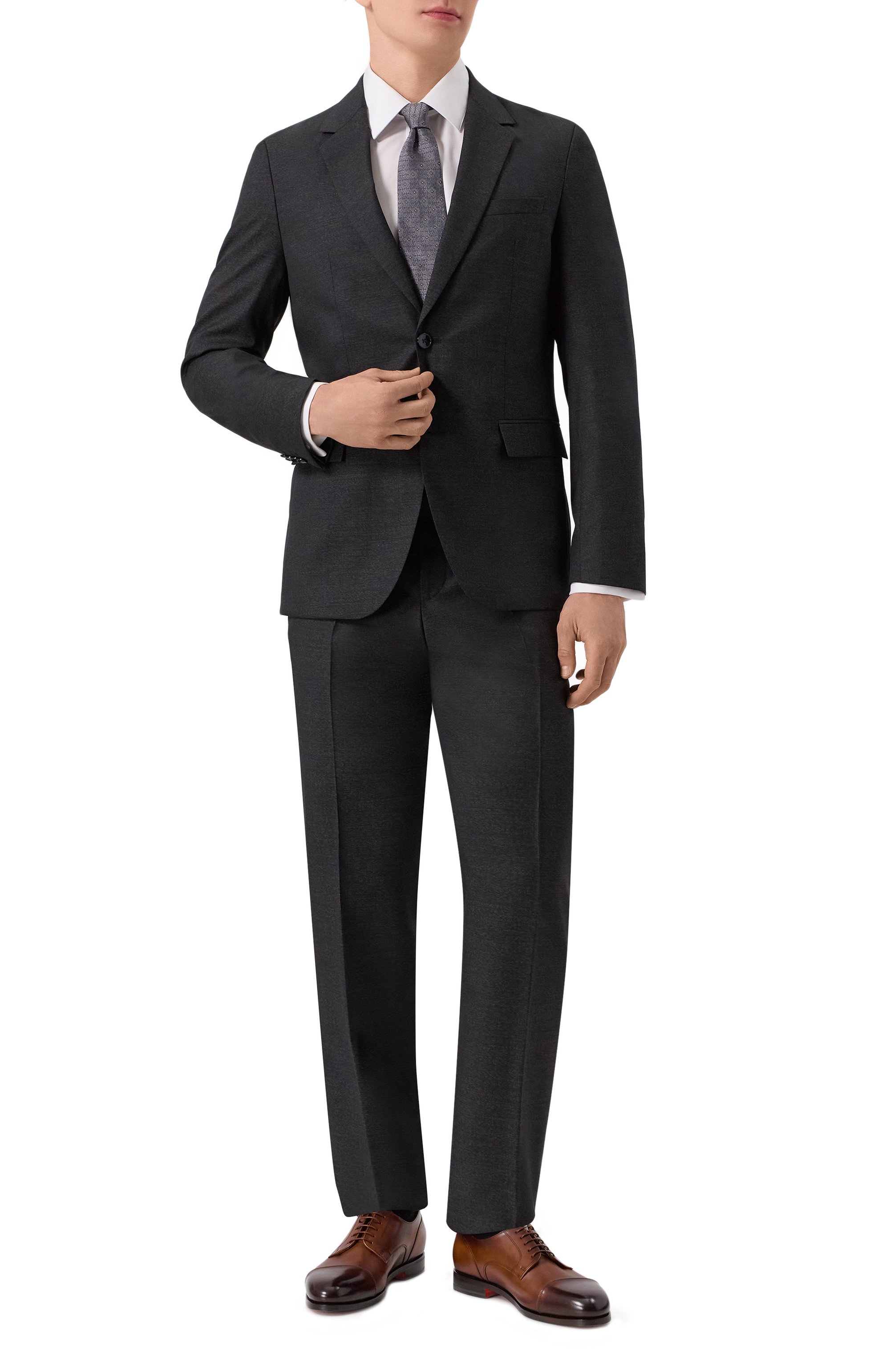 Кожаные дерби colin SANTONI, арт. MCCG18940SA1SLAS, фото 2