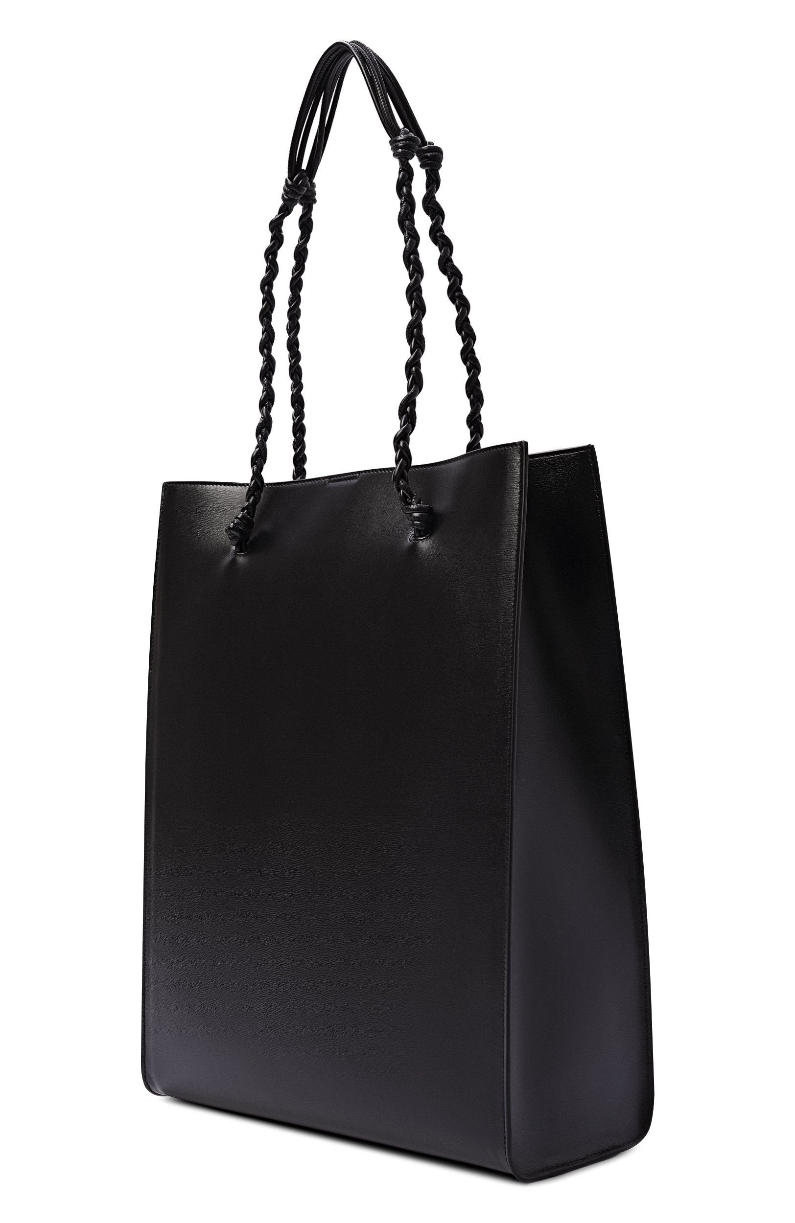 Сумка-тоут tangle JIL SANDER черного цвета по цене 216500 руб., арт. J07WC0040/P4841, фото 4 Сумка-тоут tangle JIL SANDER, арт. J07WC0040/P4841, фото 4