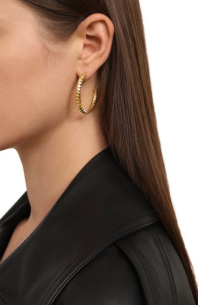 Серьги lisbon STATEMENTS золотого цвета по цене 20000 руб., арт. PN E 02L S B, фото 2 Серьги lisbon STATEMENTS, арт. PN E 02L S B, фото 2