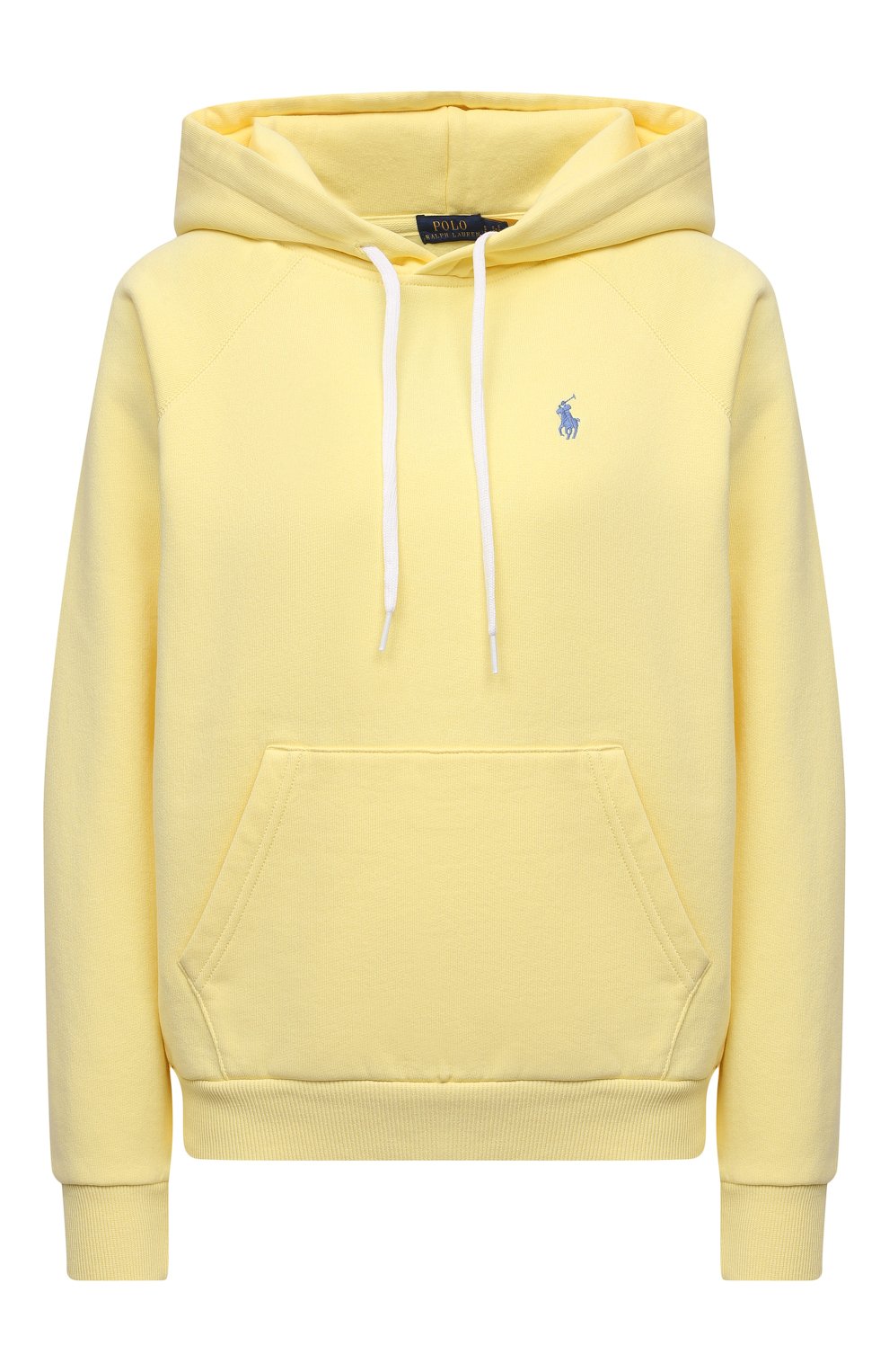 Хлопковое худи POLO RALPH LAUREN светло-желтого цвета по цене 19150 руб., арт. 211794394, фото 1 Хлопковое худи POLO RALPH LAUREN, арт. 211794394, фото 1