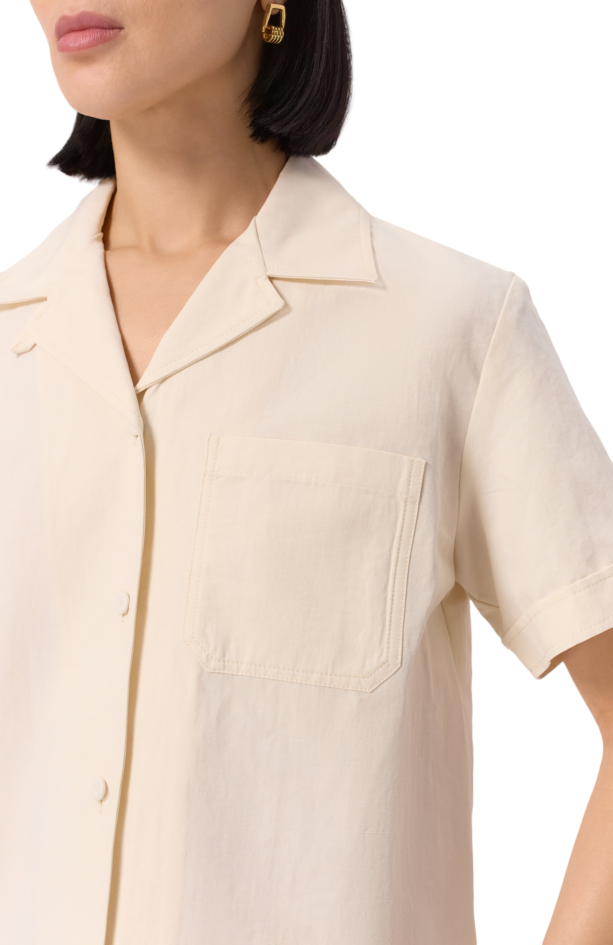 Хлопковая рубашка A.P.C., арт. F12583/C0HEJ, фото 5