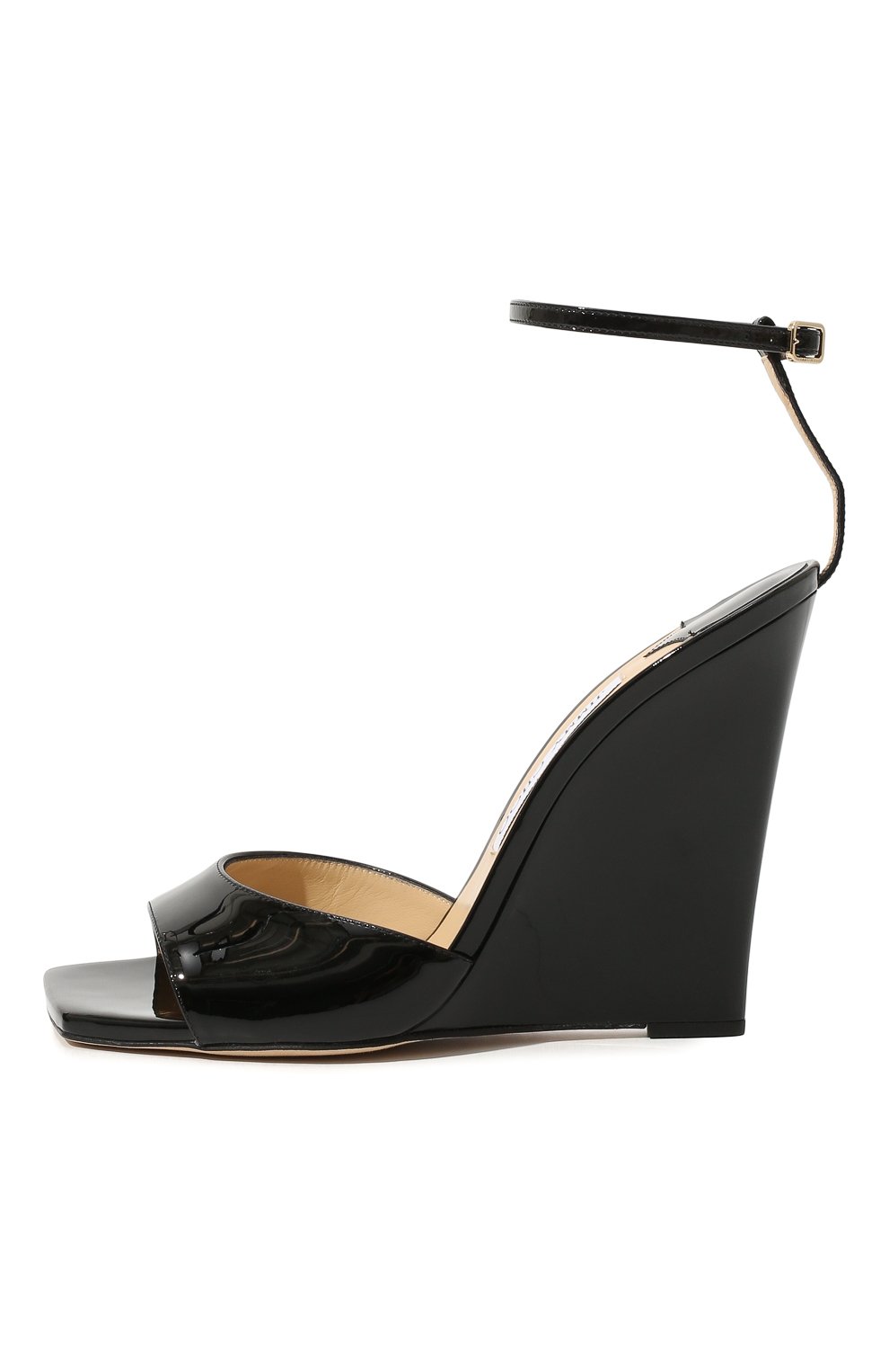 Кожаные босоножки brien 110 JIMMY CHOO, арт. BRIEN 110 PAT, фото 4