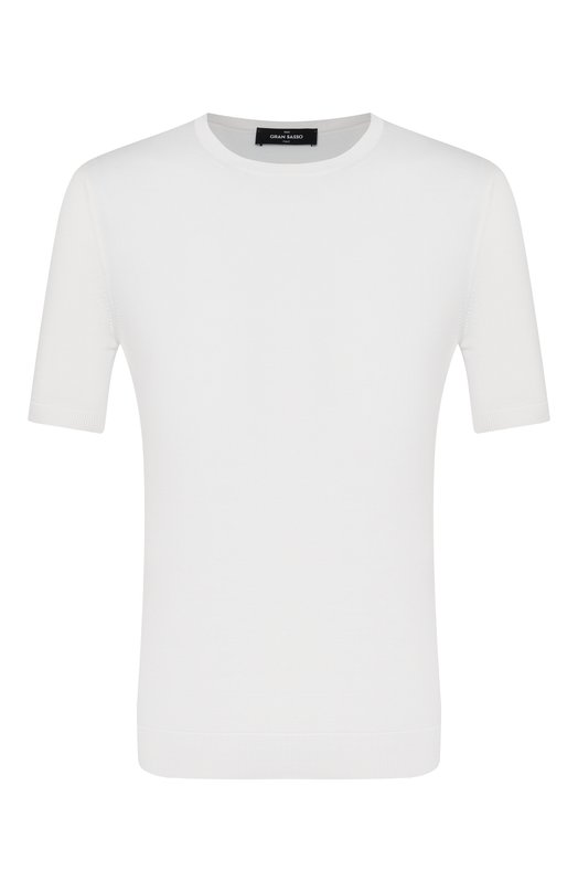 Хлопковый джемпер Gran Sasso 43104/29401 Белый 43104/29401