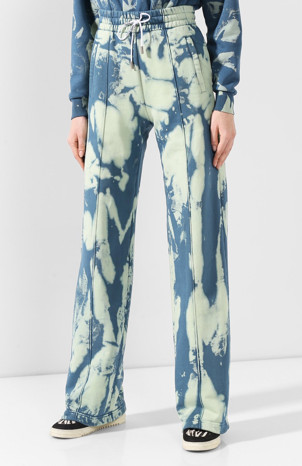 Хлопковые брюки OFF-WHITE, арт. 0WCH005F19F30050B700, фото 3