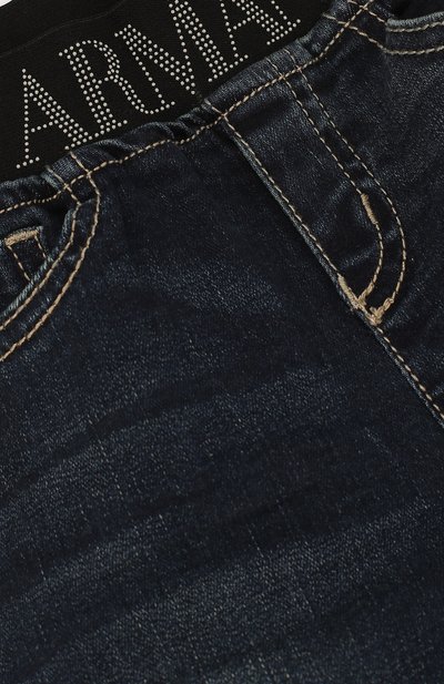 Джинсовые шорты с эластичным поясом ARMANI JUNIOR, арт. 3ZHS03/4DFCZ, фото 3
