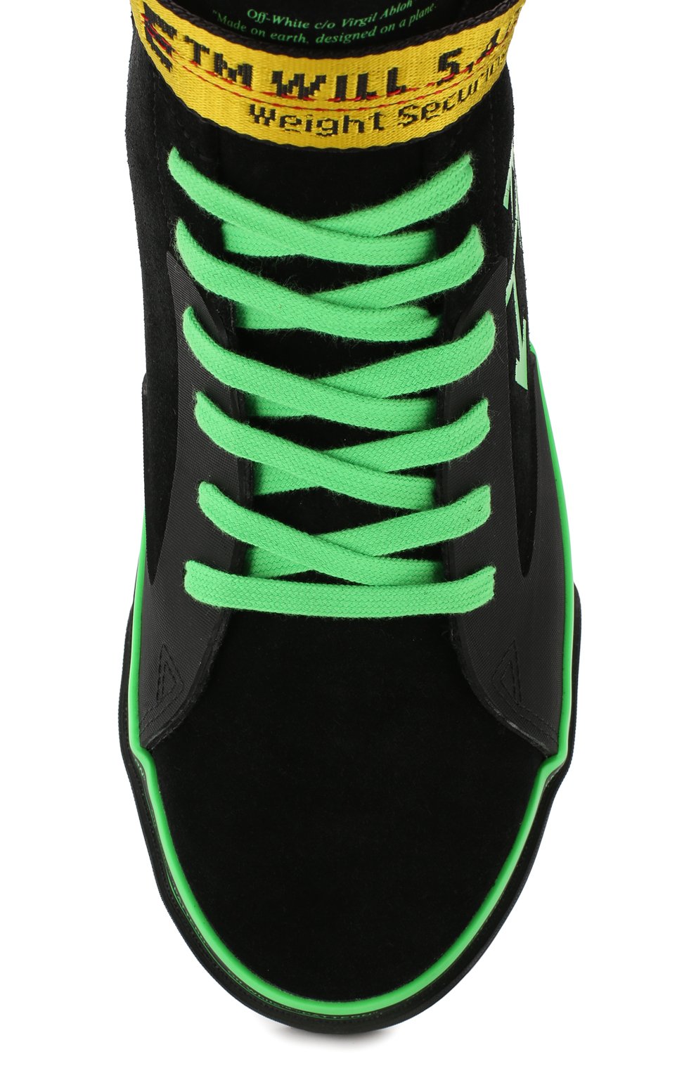 Кожаные кеды OFF-WHITE, арт. 0MIA116S19B430341040, фото 5