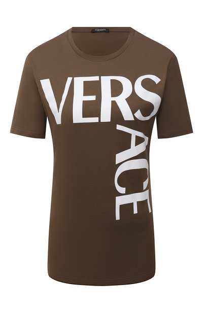 Женская хлопковая футболка VERSACE, арт. 1001530/1A00603