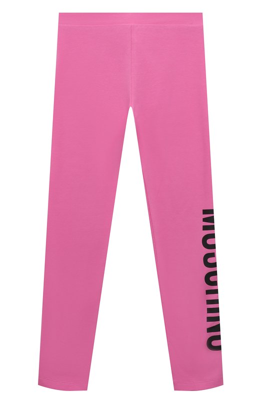 

Хлопковые легинсы Moschino, Розовый