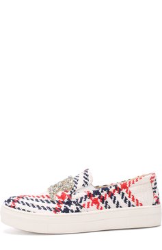 Текстильные слипоны с кристаллами ERMANNO SCERVINO, арт. 55695/36-41, фото 2