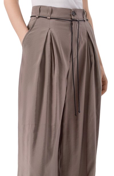 Брюки ISABEL BENENATO темно-бежевого цвета по цене 77900 руб., арт. DW43S26, фото 5 Брюки ISABEL BENENATO, арт. DW43S26, фото 5