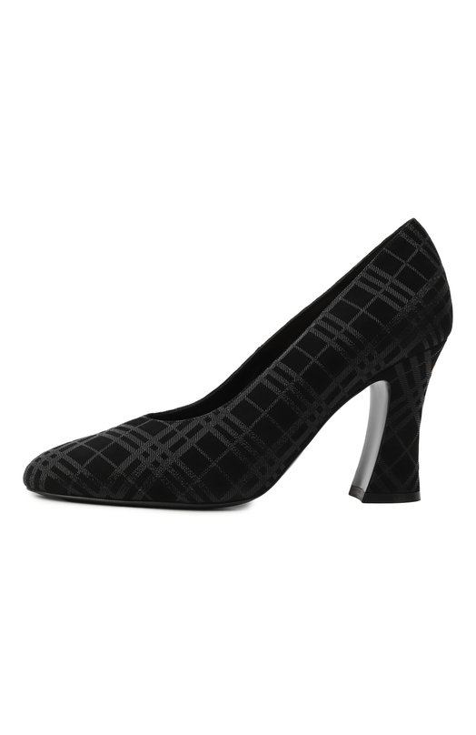 Замшевые туфли Trinket Burberry 8111506 Чёрный  8111506 Фото 4
