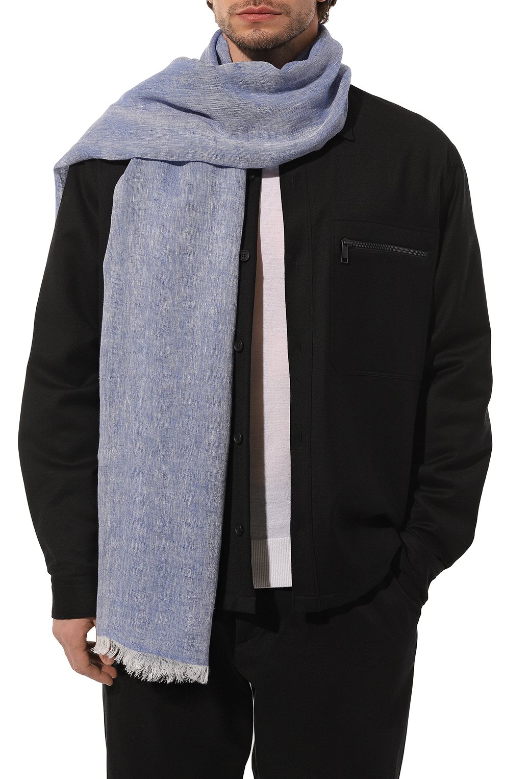 Льняной шарф ZILLI, арт. SCA005M0800001714, фото 3