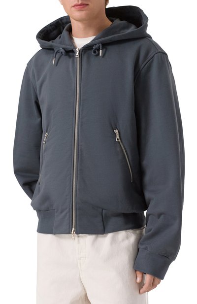 Хлопковая толстовка DRIES VAN NOTEN темно-серого цвета по цене 86500 руб., арт. 021148-2611-506, фото 3 Хлопковая толстовка DRIES VAN NOTEN, арт. 021148-2611-506, фото 3