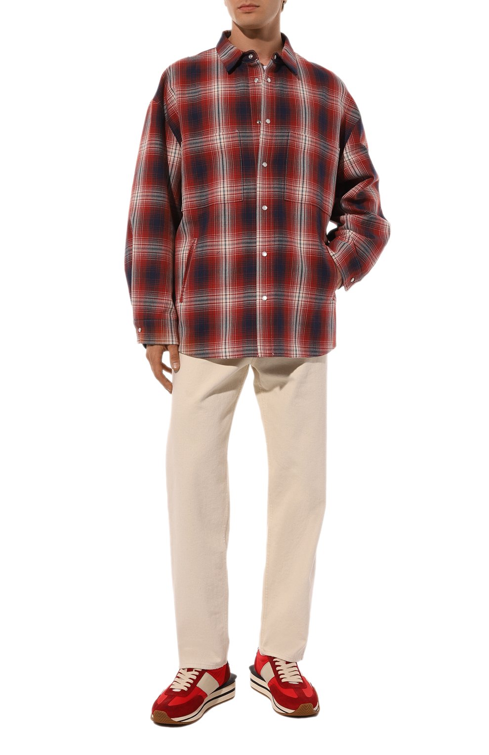 Комбинированные кроссовки james TOM FORD, арт. J1292/LCL246, фото 2