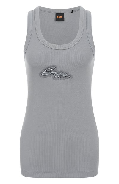 Женская хлопковая майка BOSS ORANGE, арт. 50545486