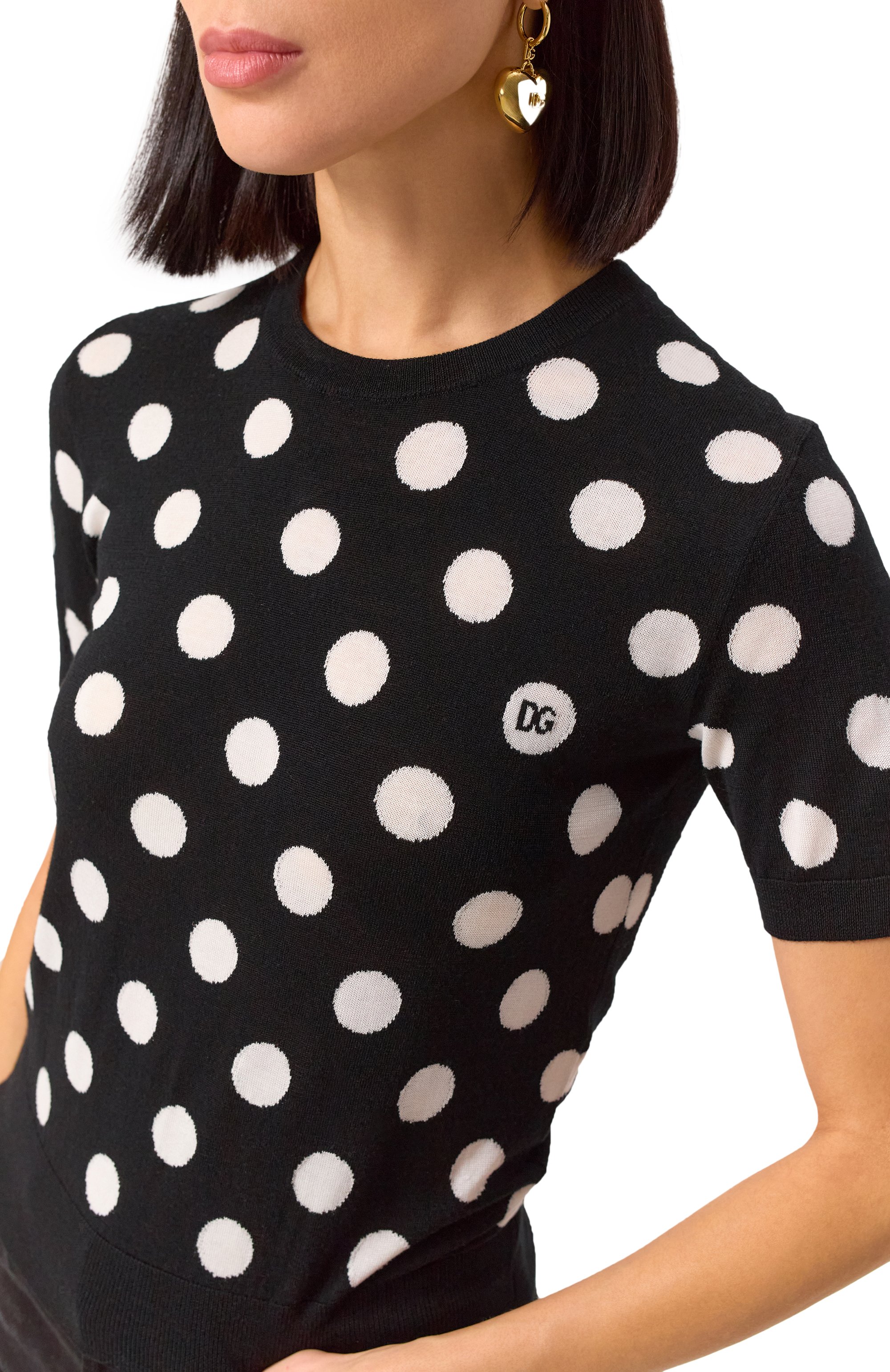 Пуловер из шерсти и шелка DOLCE & GABBANA, арт. FXX22T/JCVYK, фото 5