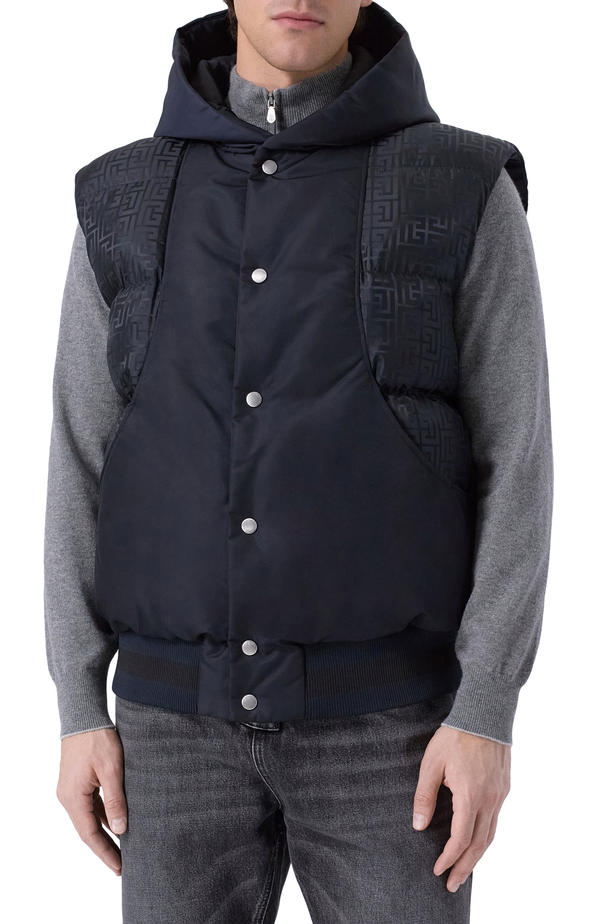 Утепленный жилет BALMAIN, арт. FH0T0141/MF22, фото 3