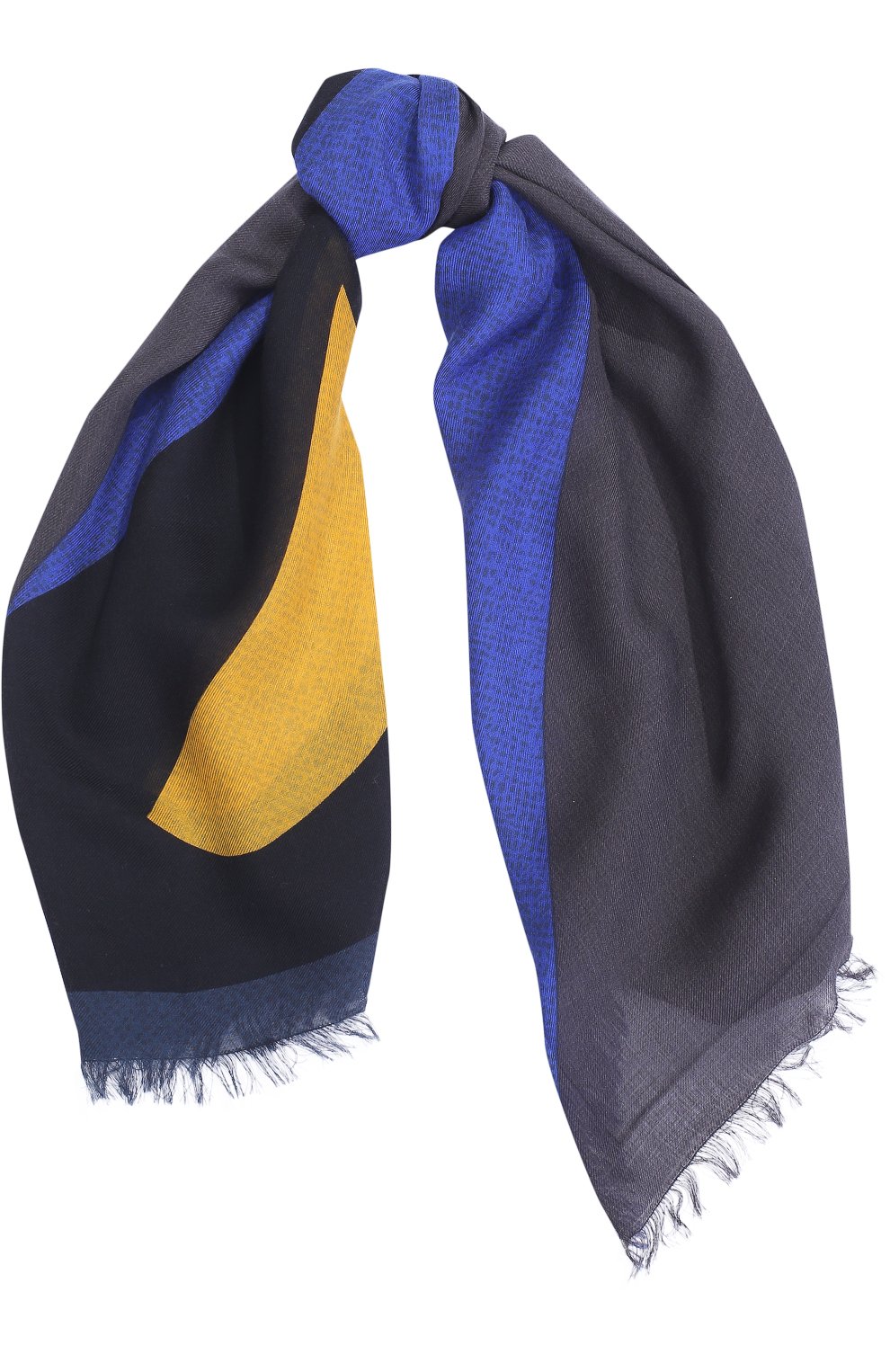 Платок из смеси шерсти и шелка с принтом FENDI, арт. FXS296/6X7, фото 1