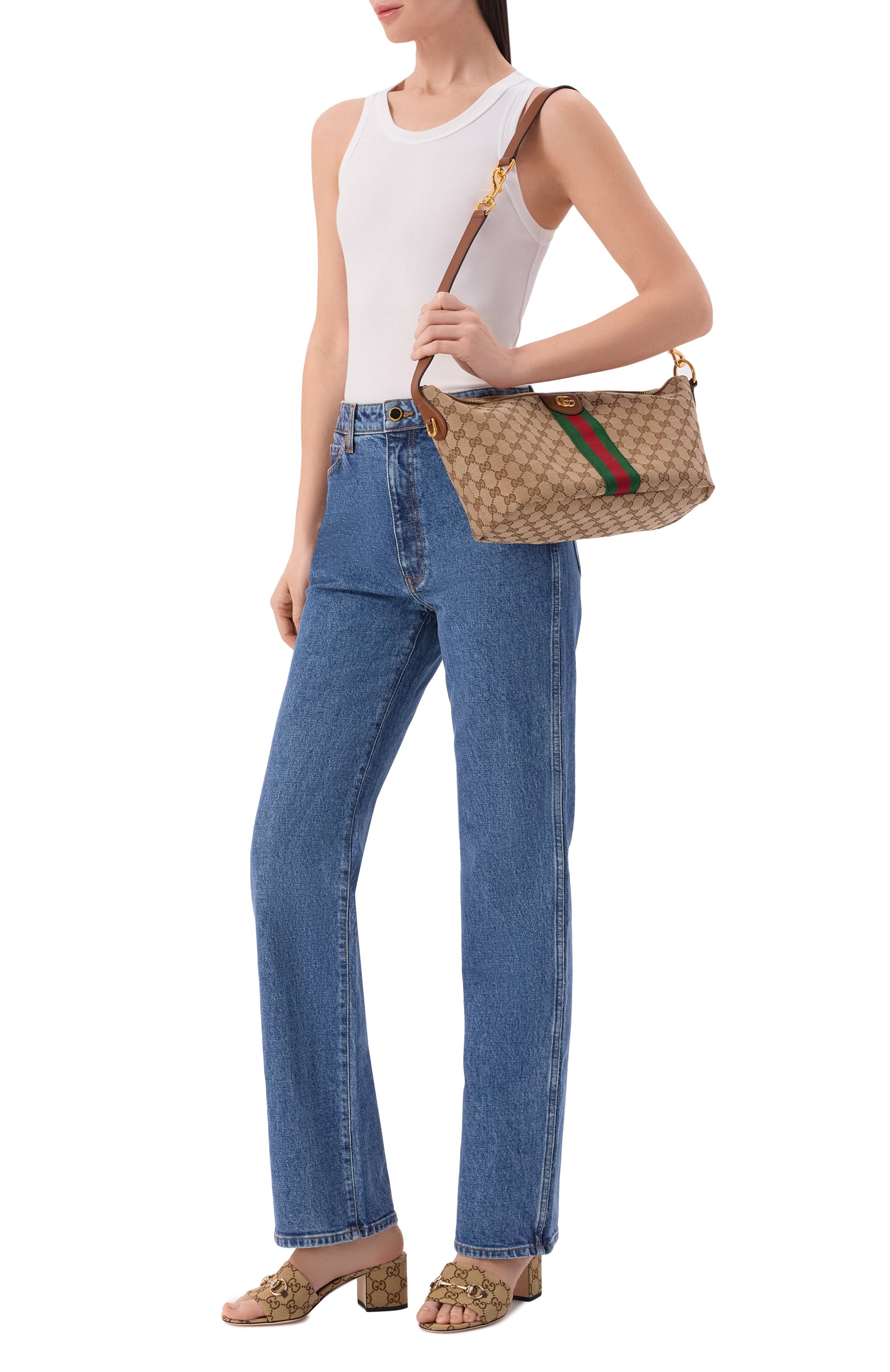 Текстильные мюли GUCCI, арт. 854882/9SF10, фото 3