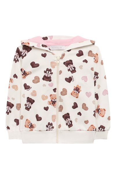 Хлопковая толстовка MONNALISA, арт. 39B802, фото 1