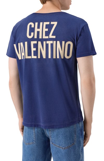 Хлопковая футболка VALENTINO, арт. 7V3MG17E/AYD, фото 4