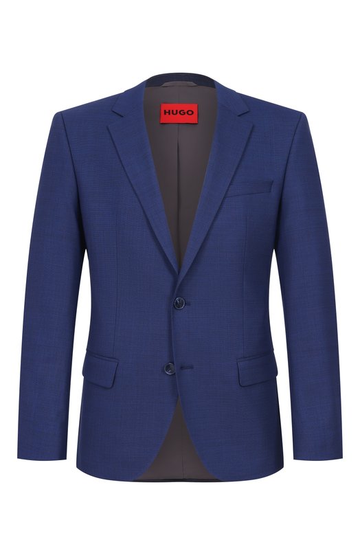 Однобортный пиджак HUGO 50557625 Синий 50557625