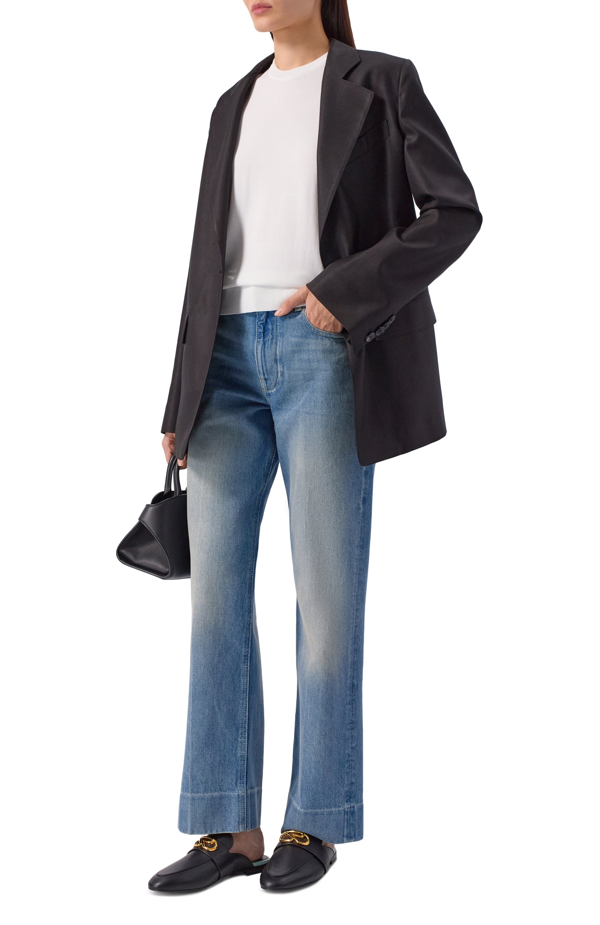 Кожаные сабо surge SERGIO ROSSI черного цвета по цене 83200 руб., арт. B11310/MMVN13, фото 3 Кожаные сабо surge SERGIO ROSSI, арт. B11310/MMVN13, фото 3