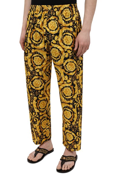Шелковые домашние брюки VERSACE, арт. AUU05051/A232999, фото 3