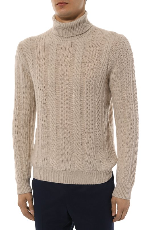 Кашемировый свитер Corneliani 94M544-9425135 Бежевый  94M544-9425135 Фото 3