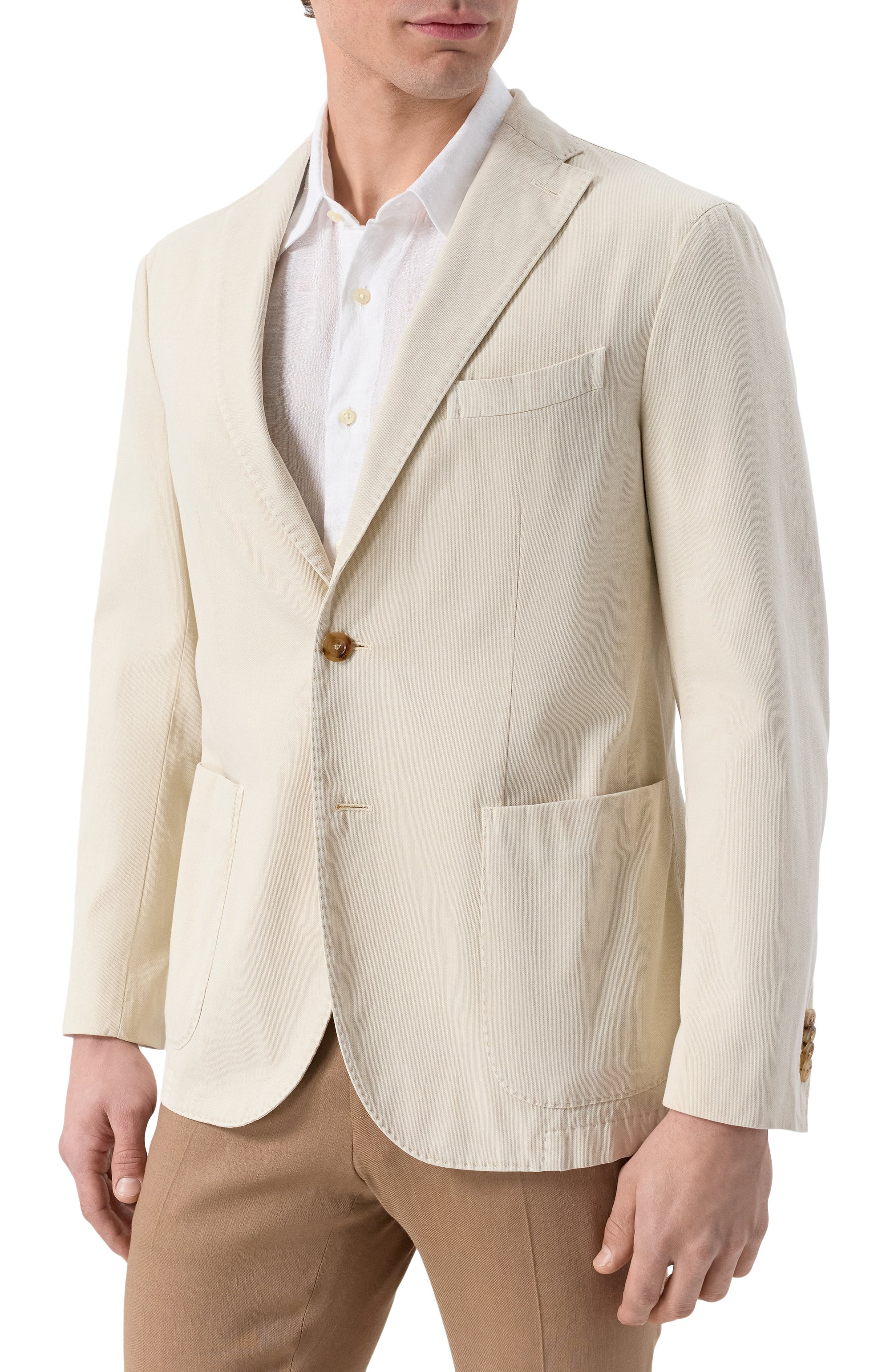 Хлопковый пиджак BOGLIOLI, арт. N1302Q/SA0420, фото 4