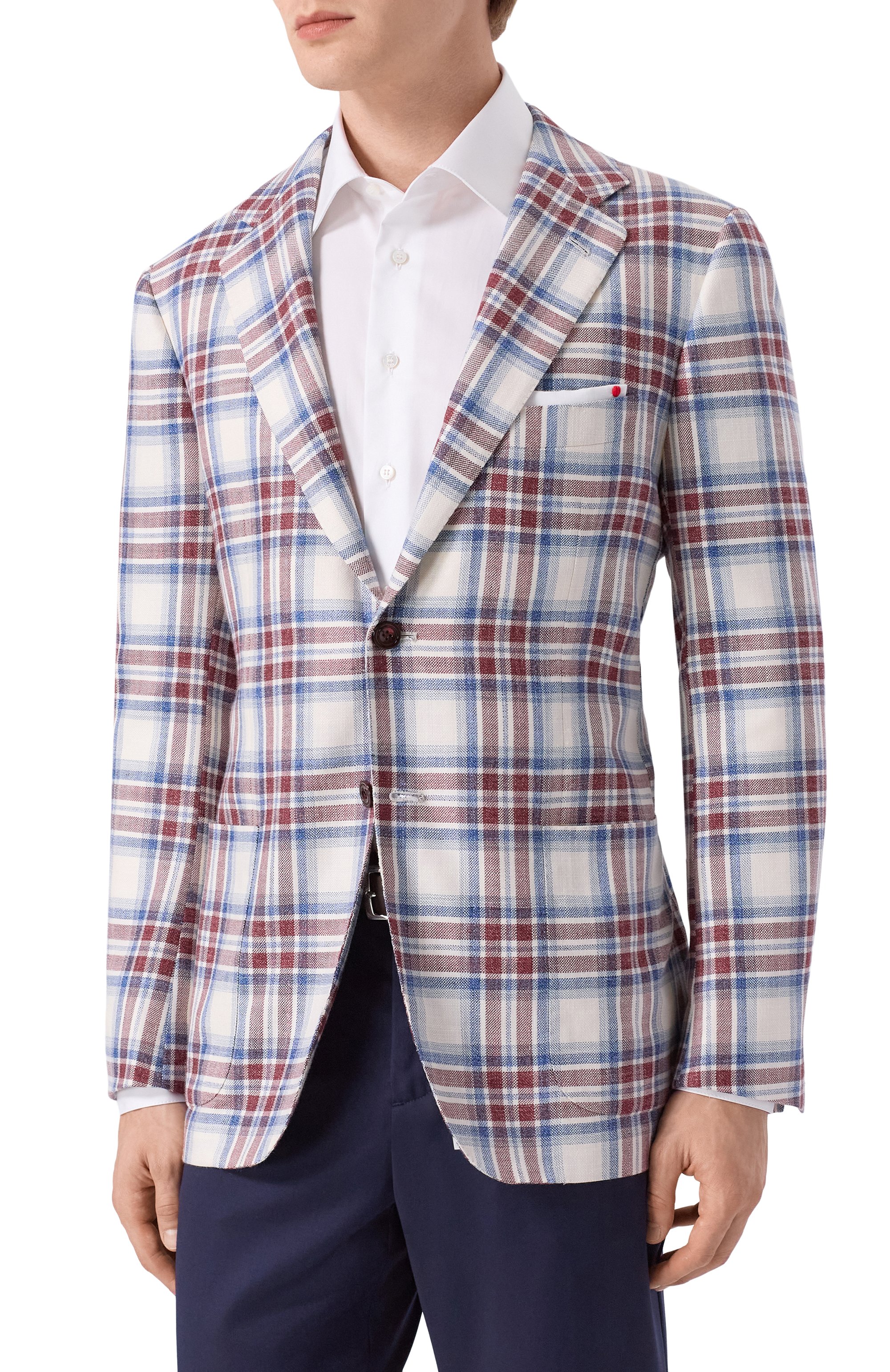 Пиджак из кашемира и шерсти KITON, арт. UG81K06T01, фото 4