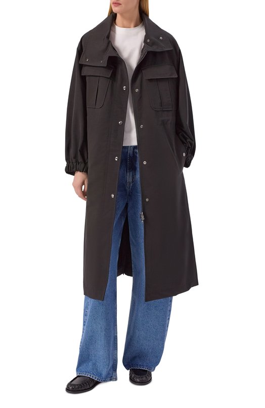 Хлопковый плащ Bogner 36121193 Чёрный  36121193 Фото 2