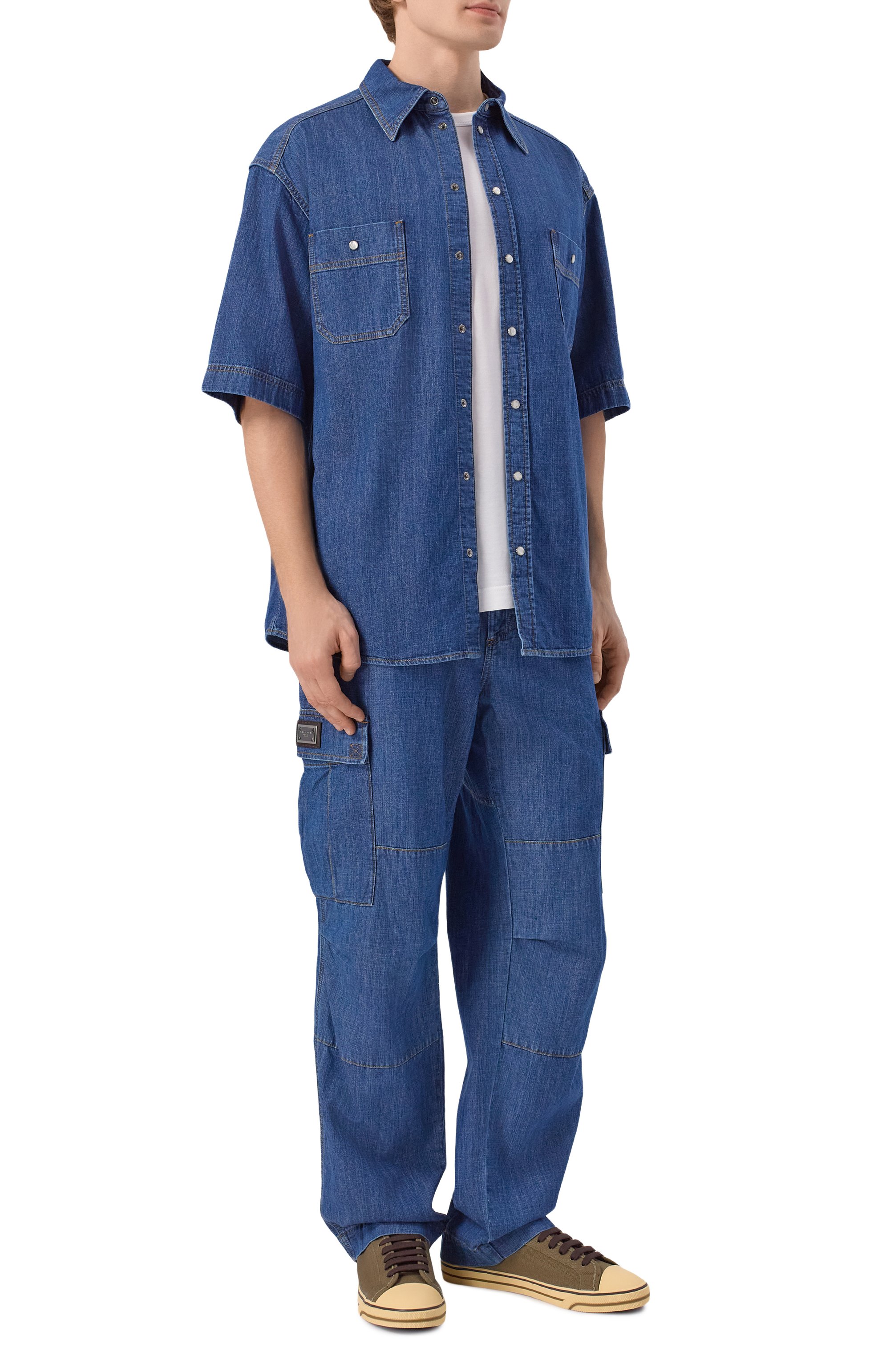 Текстильные кеды dg sailing DOLCE & GABBANA, арт. CS2386/A0132, фото 2