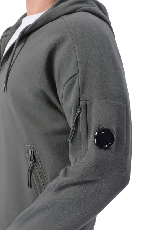 Хлопковая толстовка C.P. Company 20CMSS716A/005086W Серый  20CMSS716A/005086W Фото 5