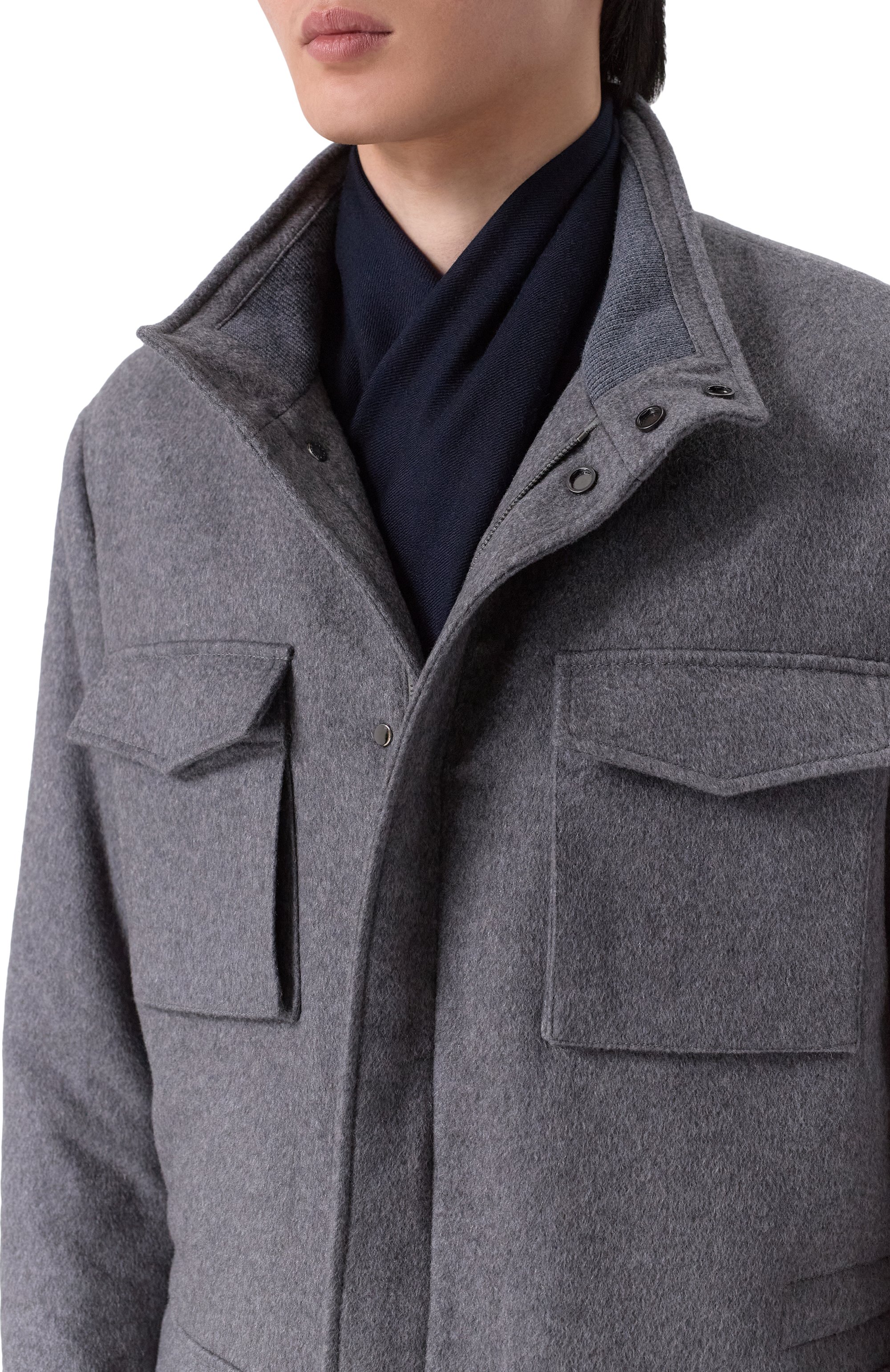 Кашемировый шарф GIORGIO ARMANI, арт. GM001055/AF15022, фото 2