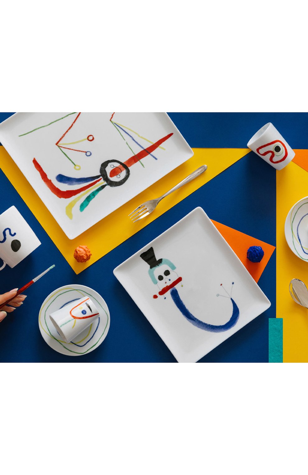 Набор из 6-ти обеденных тарелок joan miro BERNARDAUD, арт. 1844/24226, фото 8