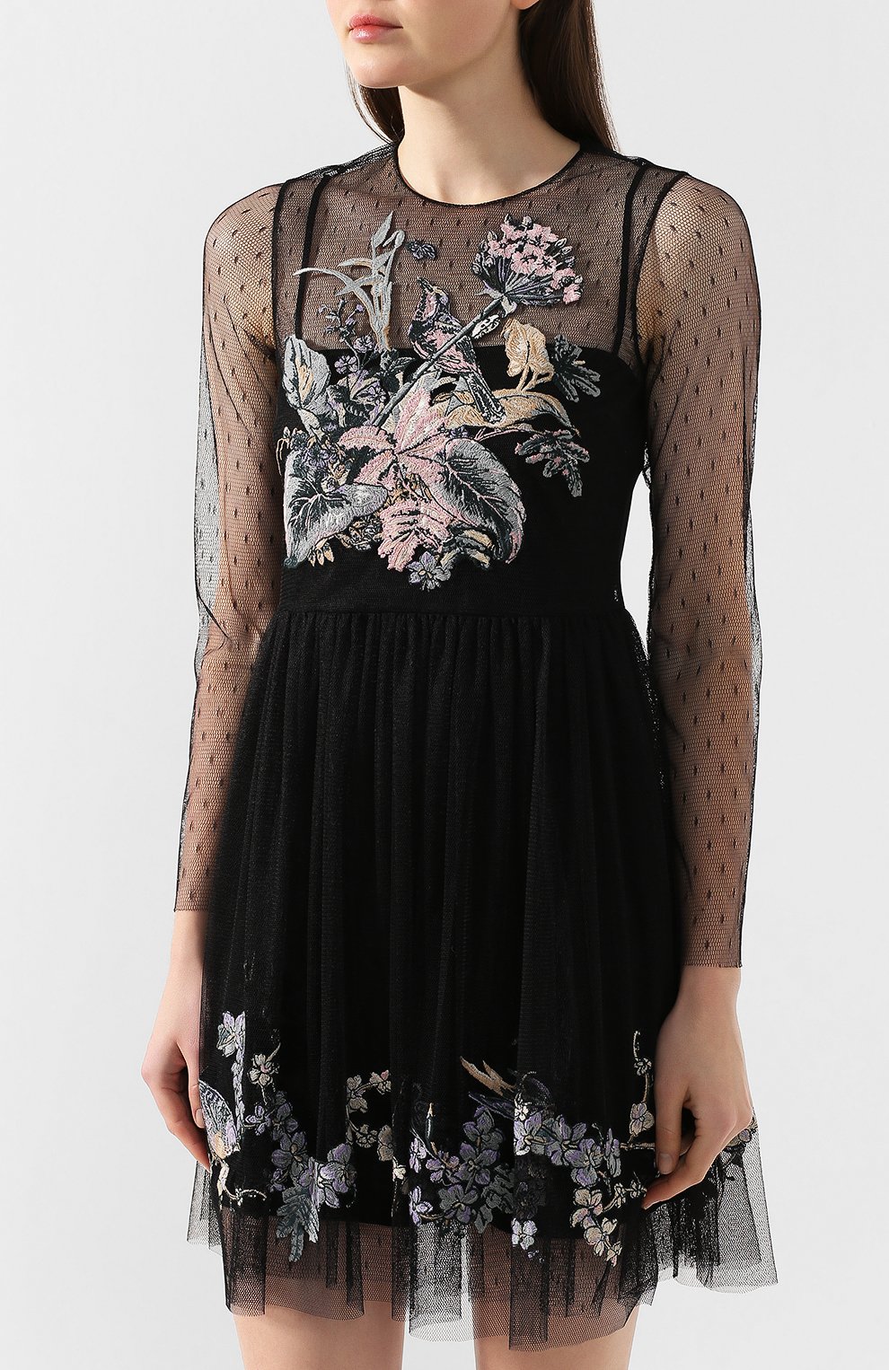 Платье REDVALENTINO черного цвета по цене 62600 руб., арт. TR3VA12F/4T4, фото 3 Платье REDVALENTINO, арт. TR3VA12F/4T4, фото 3
