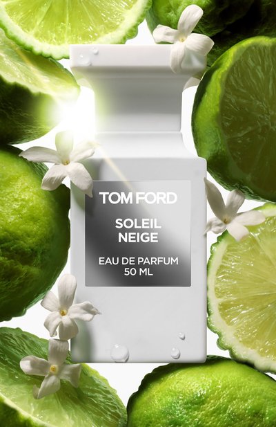 Парфюмерная вода soleil neige (50ml) TOM FORD бесцветного цвета по цене 31500 руб., арт. T7K1-01, фото 2 Парфюмерная вода soleil neige (50ml) TOM FORD, арт. T7K1-01, фото 2