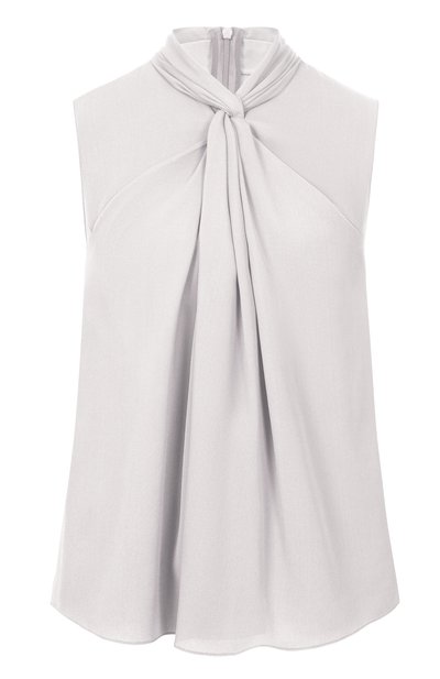 Женский шелковый топ GIORGIO ARMANI, арт. GW003513/TE10814